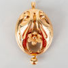 BROSCH / HÄNGE, 18k guld, svenska stämplar