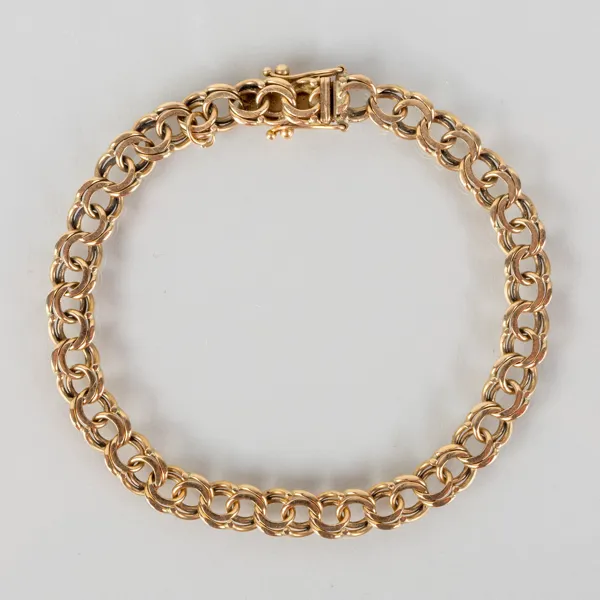 ARMBAND, 18k guld, bismarcklänk