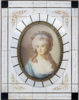 JOSEF KARL STIELER, efter, minityrmålning, olja på papp, 1800-tal, signerad Stieler