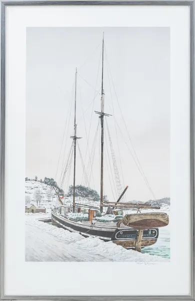 REINHOLD LJUNGGREN (1920-2006), färglitografi, signerad och numrerad 60/310