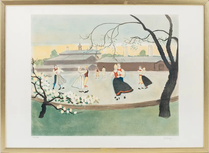 EINAR JOLIN, färglitografi, signerad och numrerad 127/360