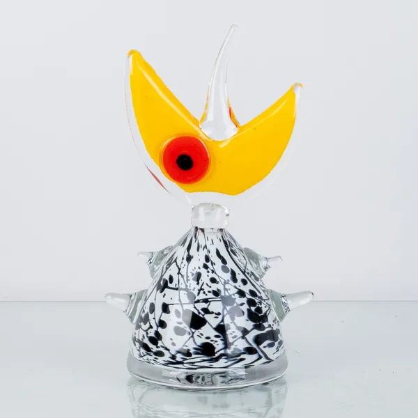 ELISABETH DECOBERT & FRANCIS BÉGOU (Frankrike), skulptur, glas, signerad och daterad 1993