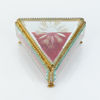 FICKURSSTÄLL, mässing och glas, 1800-/1900-tal
