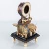 FICKURSSTÄLL, trä och horn, 1800-tal