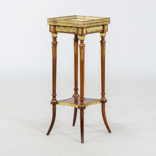 PIEDESTAL, mahogny, sannolikt tidigt 1900-tal