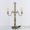 BORDSLAMPA, mässing, 1900-talets första hälft