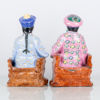 FIGURER, 1 par, porslin, Kina, 1900-tal, större modell