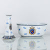 YTTERFODER OCH LJUSSTAKE, porslin, orientaliska, sannolikt sent 1900-tal