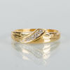 RING, 18k guld, med fem diamanter, 1900-/2000-tal