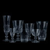 GLASSERVIS, 70 del, Reijmyre glasbruk, 1900-talets mitt, för 8 pers
