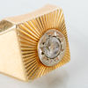 RING, 14k guld, med vit sten, 1900-talets andra hälft 
