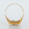 RING, 14k guld, med vit sten, 1900-talets andra hälft 