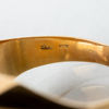RING, 14k guld, med vit sten, 1900-talets andra hälft 
