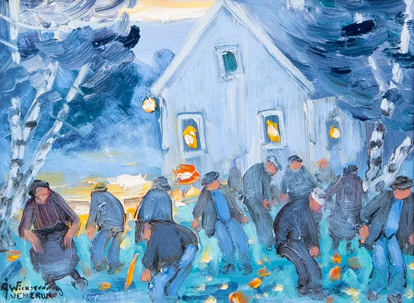 ÅKE WICKSTRÖM (1927-2019), olja på duk, signerad 