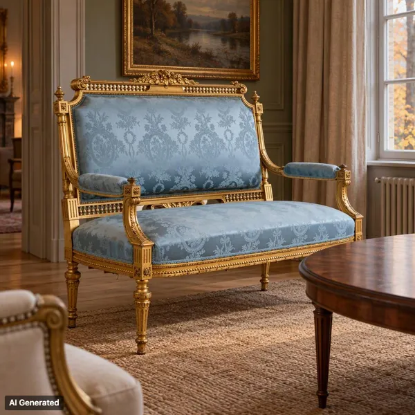 SOFFA, Louis XVI-stil, 1800-talets andra hälft