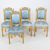 STOLAR, 4 st, Louis XVI-stil, 1800-talets andra hälft