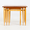 SATSBORD, 3 del, teak, 1900-talets mitt