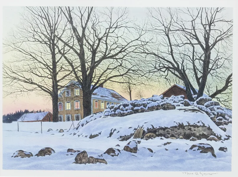REINHOLD LJUNGGREN (1920-2006), färglitografi, signerad och numrerad 47/310