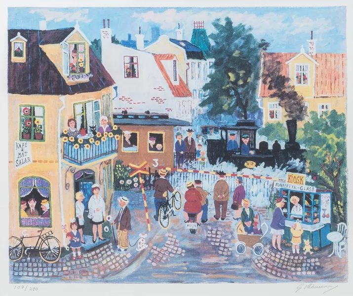 GÖSTA MÅNSSON (1924-2009), färglitografi, signerad och numrerad 107/290