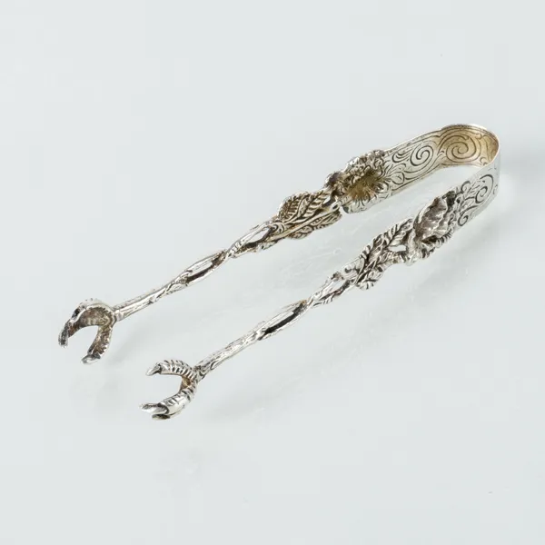 SOCKERTÅNG, silver, svenska stämplar
