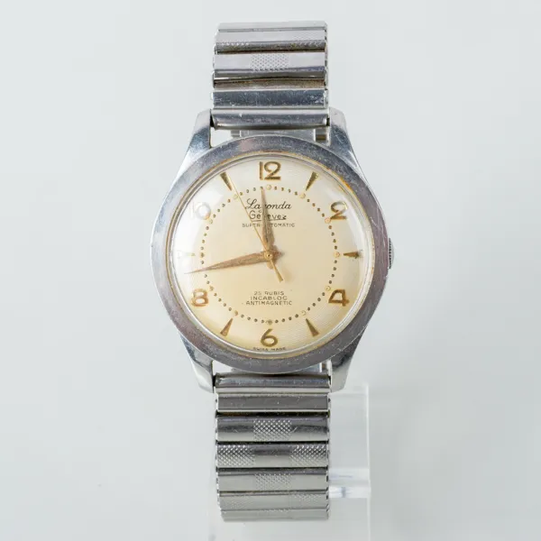 LAGONDA, armbandsur, stål, manuell, 1960-tal