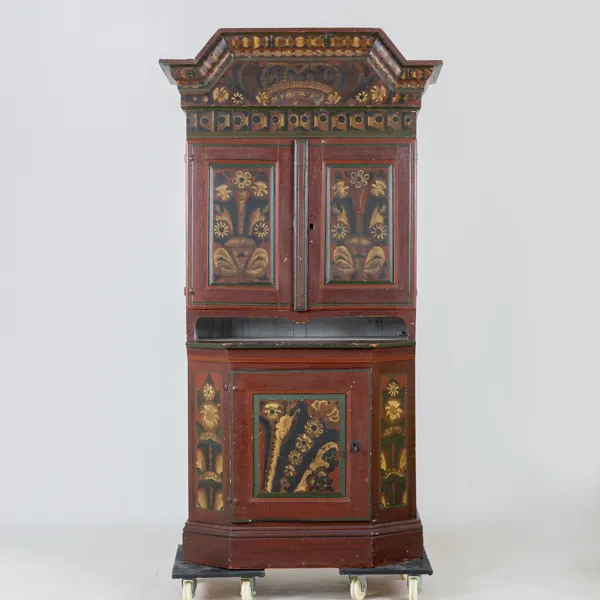SKÄNKSKÅP, allmoge, daterat 1799