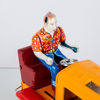 PLÅTLEKSAK, traktor, "Lited Piston Action Tractor", Nomura toys, Japan, 1950-/60-tal