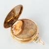 FICKUR, 14k guld, sk mormorsur