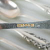 KAFFESKEDAR, 11 st, silver, år 1960