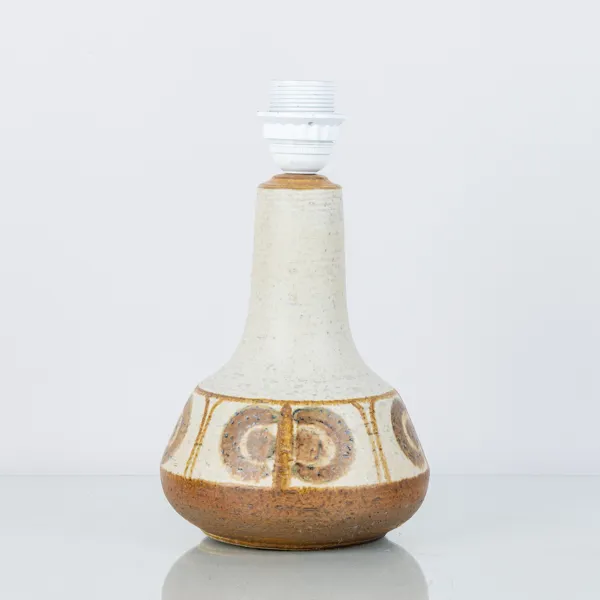 BORDSLAMPSFOT, stengods, Søholm, Bornholm, Danmark, 1960-/70-tal