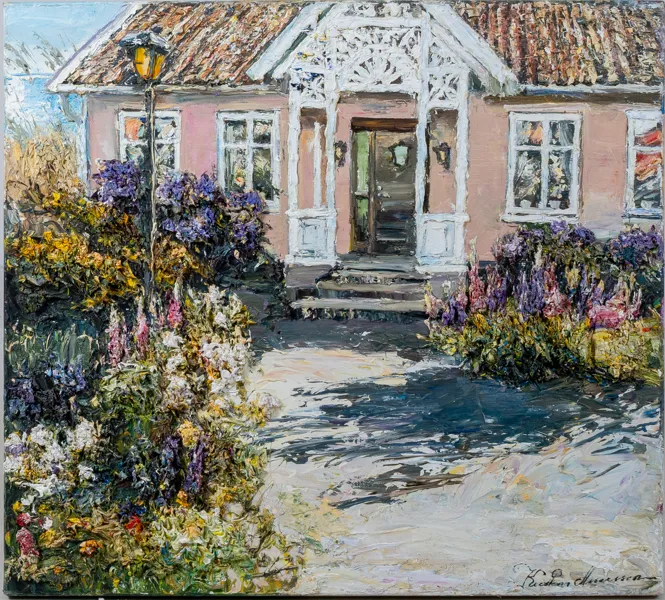 KRISTINA ASSARSSON (född 1957), olja på duk, pastost måleri, signerad