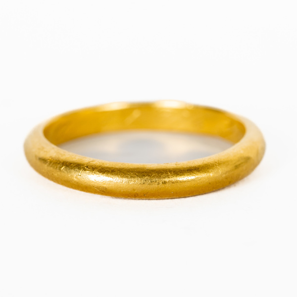 RING, 23k guld, vikt ca 7,8 g