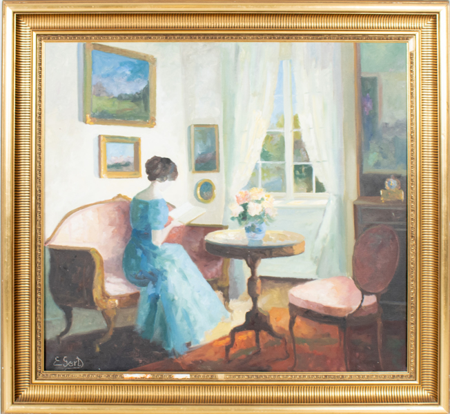 EDITH GERT, oljemålning, signerad