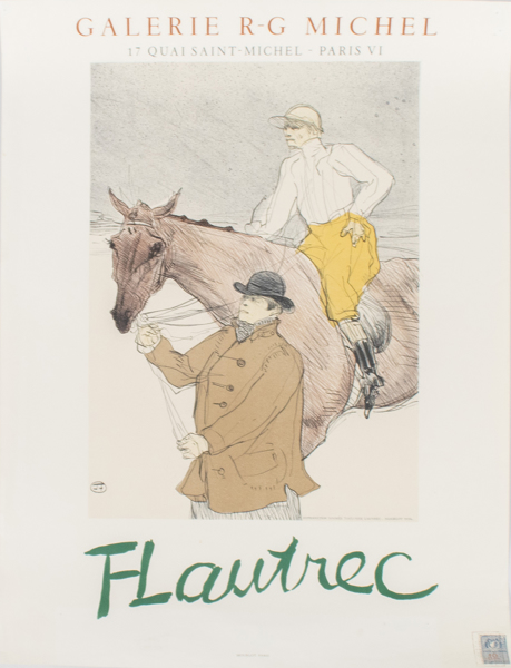 TOULOUSE LAUTREC, utställningsaffisch, Mourlot Paris, tryckt 1954