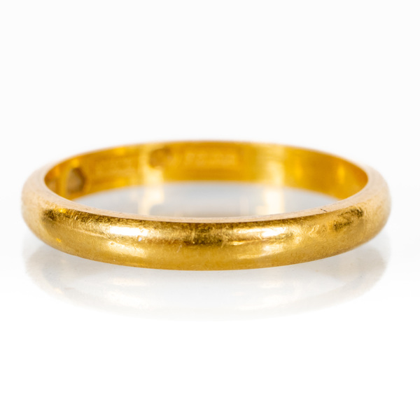 RING, 23k guld, vikt ca 5 g