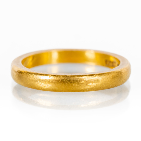 RING, 23k guld, vikt ca 6,5 g