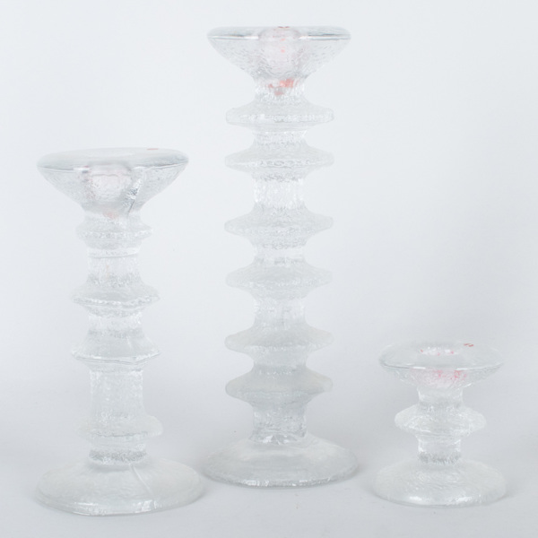 TIMO SARPANEVA, 3 st ljusstakar "Festivo", Iittala