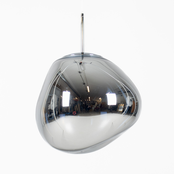 TOM DIXON, taklampa, "MELT", kromfärgad