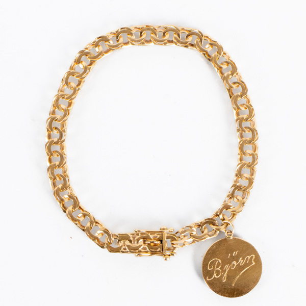 ARMBAND, 18k guld, vikt ca 9,6 g