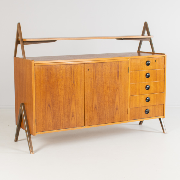 SIDEBOARD, 1950-/60-tal, teak